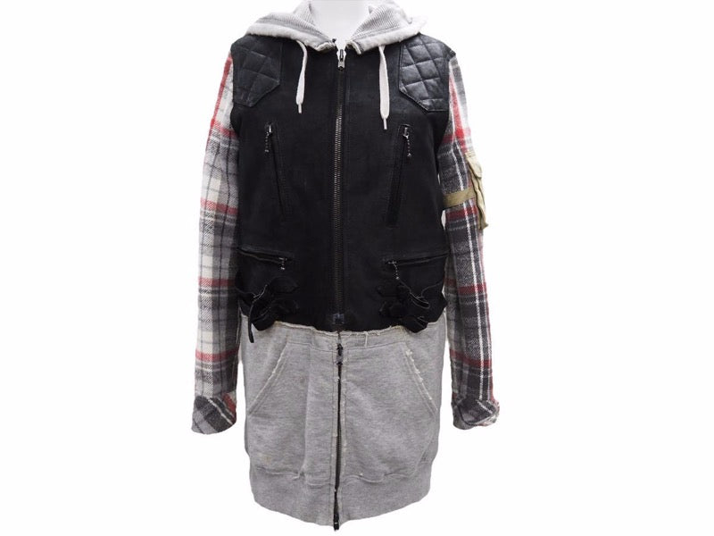 NUMBER (N)INE/ナンバーナイン 05AW THE HIGH STREET期 ドッキングライダースジャケット サイズ0 美品 中古 4c034500