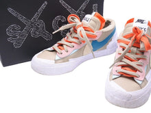 画像をギャラリービューアに読み込む, KAWS sacai Nike カウズ サカイ ナイキ ブレーザー ロー リード スニーカー 靴 マルチ レザー サイズ23.5㎝ 中古 34941