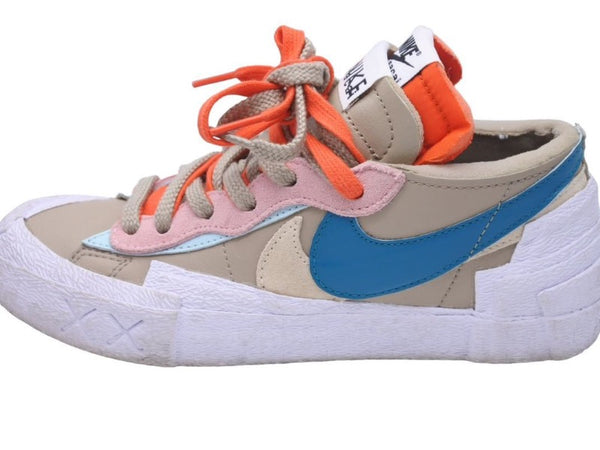 KAWS sacai Nike カウズ サカイ ナイキ ブレーザー ロー リード スニーカー 靴 マルチ レザー サイズ23.5㎝ 中古 34941