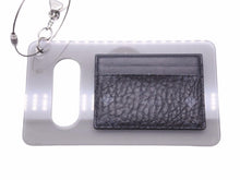 Load image into Gallery viewer, MCM by PHENOMENON エムシーエムバイフェノメノン ミニアクリルディスクカードケース ブラック ユニセックス 新品同様 35035 正規品