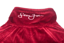 画像をギャラリービューアに読み込む, SEAN JOHN ショーン ジョン ジャケット 90S トップス サイズXL ベロア ワインレッド 美品 中古 36043