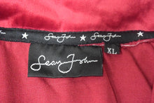 画像をギャラリービューアに読み込む, SEAN JOHN ショーン ジョン ジャケット 90S トップス サイズXL ベロア ワインレッド 美品 中古 36043