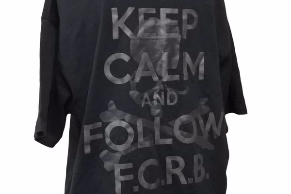 New and unused FCRB MASTERMIND t-shirts size L black with tag used 37386