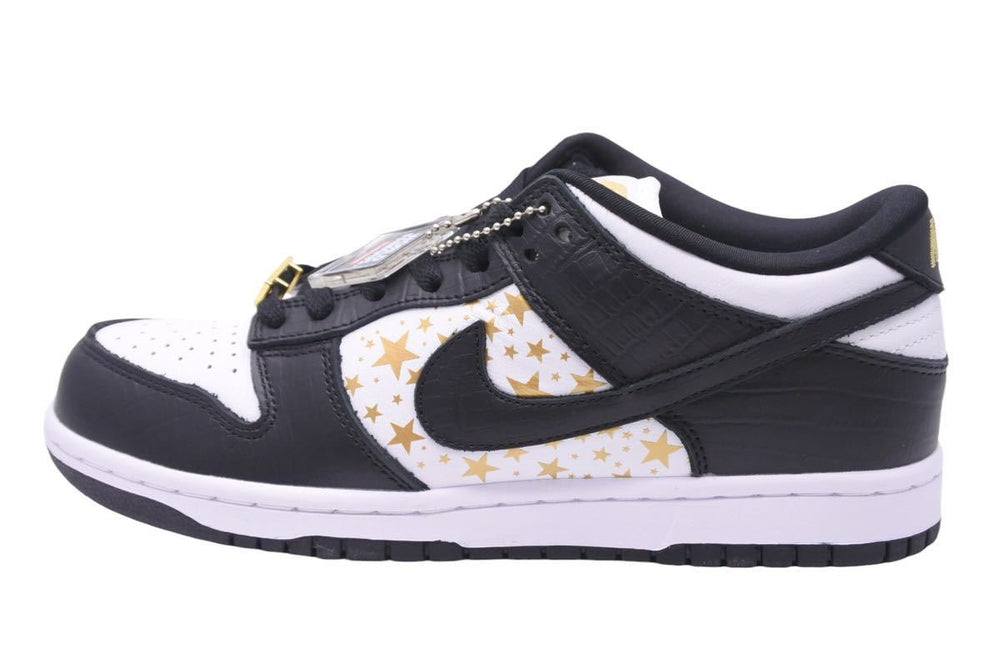 ナイキ NIKE DH3228-102 2021SS Supreme × Nike SB Dunk Low ダンク ロウ ブラック スター 黒 US8.5 26.5cm 未使用 37584