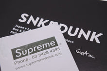 Load image into Gallery viewer, ナイキ NIKE DH3228-102 2021SS Supreme × Nike SB Dunk Low ダンク ロウ ブラック スター 黒 US8.5 26.5cm 未使用 37584