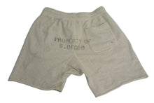 画像をギャラリービューアに読み込む, SAINT MICHAEL セントマイケル × Vlone ヴィーロン コラボ ショートパンツ スウェット コットン ベージュ グレー M 良品 中古 38100