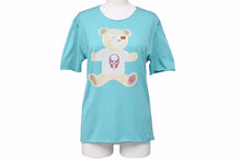 Load image into Gallery viewer, lucien pellat-fine ルシアン ペラフィネ パープル 半袖 t-shirts M くま 3d メガネ 美品 38226 正規品