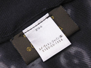 Louis Vuitton Stole Etole Monogram Eclipse Blurry Fragment M73743 Black Hiroshi Fujiwara Good Condition 38381