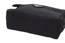 Load image into Gallery viewer, PRADA プラダ ナイロン ポーチ ミニ ナイロン 1NE393 三角ロゴ ブラック シルバー レディース 美品 38528