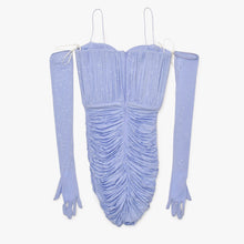 画像をギャラリービューアに読み込む, 新品未使用 ALEXPERRY アレックスペリー ミニドレス ナイロン スパンデックス ラインストーン パープル サイズ4 中古 4b003863