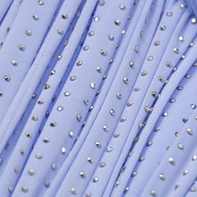 画像をギャラリービューアに読み込む, 新品未使用 ALEXPERRY アレックスペリー ミニドレス ナイロン スパンデックス ラインストーン パープル サイズ4 中古 4b003863