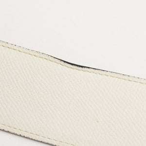 HERMES エルメス コンスタントベルト Hバックル リバーシブル仕様 ヴォーエプソン ◻︎80T刻印 ホワイト ブラウン 良品 中古 4a003878