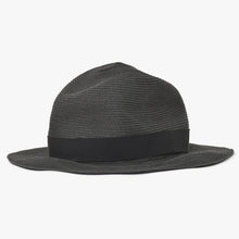 将图片加载到图库查看器，极美品 爱马仕 HERMES 帽子 57码 草帽 黑色 灰色 二手 4a003891