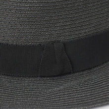 将图片加载到图库查看器，极美品 爱马仕 HERMES 帽子 57码 草帽 黑色 灰色 二手 4a003891