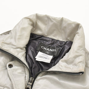 CHANEL シャネル キルティングスキースーツ P39414 スノーボード ジャンプスーツ ツナギ ココマーク ダイヤモンドキルト 46サイズ 美品 中古 4a003900