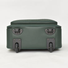 画像をギャラリービューアに読み込む, 極美品 BOTTEGAVENETA ボッテガヴェネタ キャリーケース スーツケース V4658 イントレチャート ダークグリーン ブラック金具 中古 4a003904
