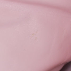 Christian Dior Lady Dior Large Tricolor Handbag 2way Gray Pink Light Blue Lambskin Good Condition Used 4a003905