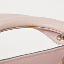 Load image into Gallery viewer, Christian Dior クリスチャンディオール レディ ディオール ラージ トリコロール ハンドバッグ ショルダーバッグ 2way グレー ピンク ライトブルー ラムスキン シルバー金具 美品 中古 4a003905
