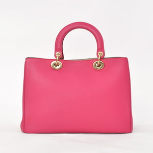Christian Dior Diorissimo 2WAY Handbag Pink Leather Gold Hardware Good Condition Used 4a003907