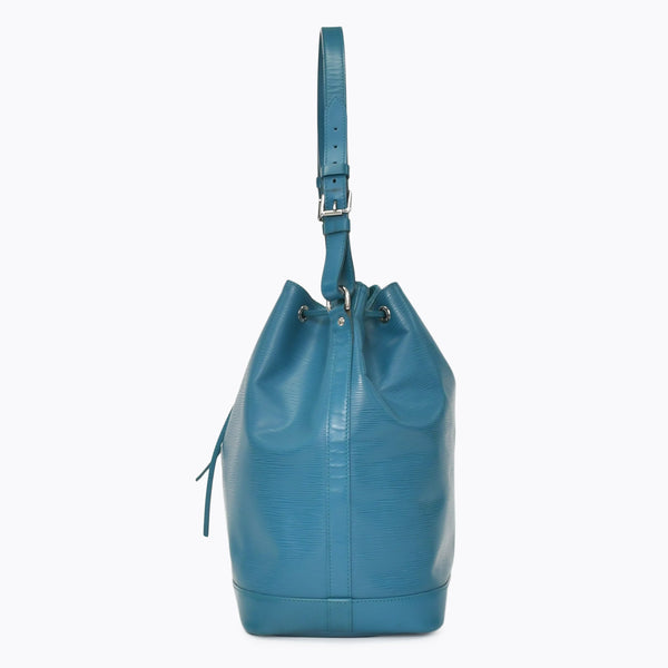 Very Good Condition LOUIS VUITTTON Noe BB Blue Turquoise Shoulder Bag M40846 Used 4a003930