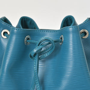 Very Good Condition LOUIS VUITTTON Noe BB Blue Turquoise Shoulder Bag M40846 Used 4a003930