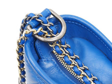 画像をギャラリービューアに読み込む, シャネル CHANEL ショルダーバッグ A93824 ガブリエル ホーボーバッグ ブルー メンズ 美品 中古 39326