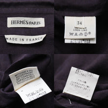 画像をギャラリービューアに読み込む, マルジェラ期 HERMES エルメス ヴァルーズシャツ サイズ 34 パープル 希少 長袖シャツ ヴィンテージ レディース 美品 39366
