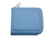 Load image into Gallery viewer, 未使用品 ITTI イッチ 二つ折り財布 CRISTY VERY COMPACT WLT .5 ブルー シルバー金具 中古 39506