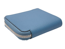 Load image into Gallery viewer, 未使用品 ITTI イッチ 二つ折り財布 CRISTY VERY COMPACT WLT .5 ブルー シルバー金具 中古 39506