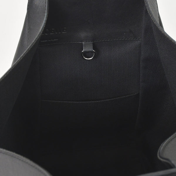 極美品 LOEWE ロエベ HAMMOCK ハンモック ハンドバッグ ブラック ショルダーバッグ シルバー金具 中古 4a003953