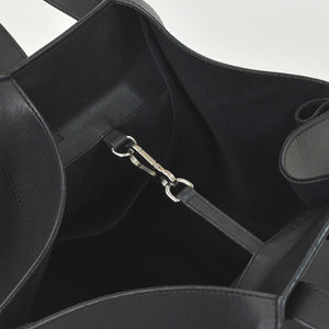 極美品 LOEWE ロエベ HAMMOCK ハンモック ハンドバッグ ブラック ショルダーバッグ シルバー金具 中古 4a003953