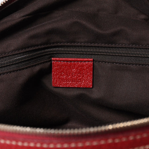 GUCCI グッチ Hand Bag ハンドバッグ 161720 Sherry Line シェリーライン レッド ブラウン 美品 中古 4a000517