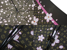画像をギャラリービューアに読み込む, LOUIS VUITTON ルイヴィトン バラブリュイ チェリーブロッサム 傘 M92030 プッシュ式 ポリエステル 美品 中古 4b001196