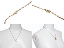 Load image into Gallery viewer, 極美品 CHANEL シャネル ココマーク ネックレス 重量約5.5g 03A刻印 全長約42.5cm メタル GP ゴールド スター くり抜き 中古 4b002789