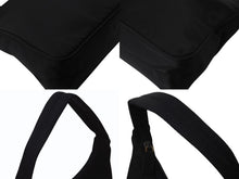 画像をギャラリービューアに読み込む, PRADA プラダ ホーボー ハンドバッグ ワンショルダーバッグ MV515 トライアングルロゴ ナイロン ブラック 美品 中古 4b003907