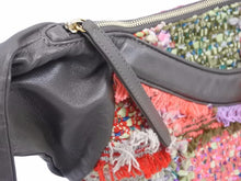 画像をギャラリービューアに読み込む, CHANEL シャネル ガールシャネル 15SS 21番台 ココマーク ショルダー レザー ツイード ピンク マルチカラー 美品 40048