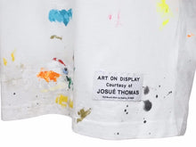 画像をギャラリービューアに読み込む, LANVIN ランバン GALLERY DEPT ギャラリーデプト ペンキ加工Tシャツ ホワイト マルチカラー 新品未使用 46292