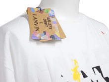 画像をギャラリービューアに読み込む, LANVIN ランバン GALLERY DEPT ギャラリーデプト ペンキ加工Tシャツ ホワイト マルチカラー 新品未使用 46292