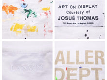 画像をギャラリービューアに読み込む, LANVIN ランバン GALLERY DEPT ギャラリーデプト ペンキ加工Tシャツ ホワイト マルチカラー 新品未使用 46292