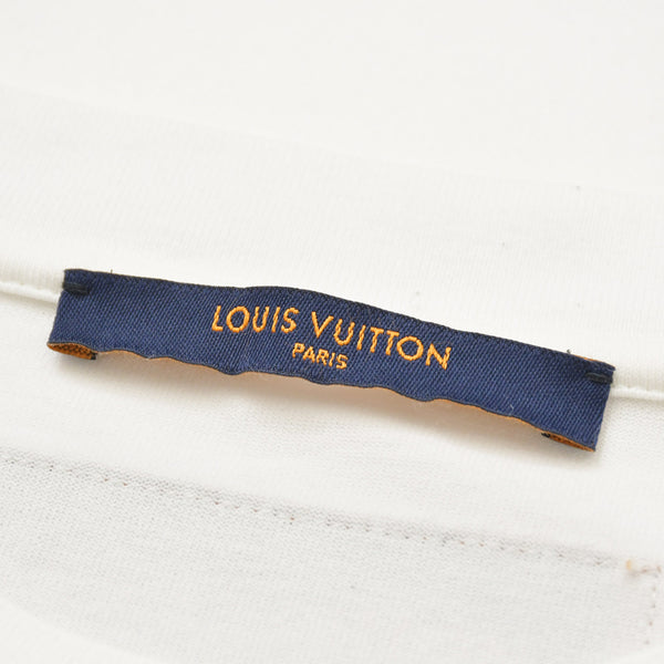 Very Good Condition LOUIS VUITTON Pastel Monogram T-shirt VCCM09 Virgil Abloh 2021SS Multicolor Crayon White XL Size Used 4a004087