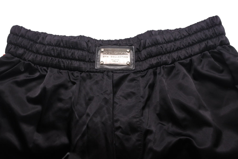 DOLCE&GABBANA Dolce &amp; Gabbana Gym Collection Nylon Pants, Black, Italian Color, G4C8EG, Size 40, 40915