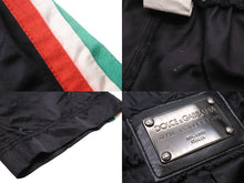 Load image into Gallery viewer, DOLCE&amp;GABBANA ドルチェアンドガッバーナ パンツ ジムコレクション ナイロン ブラック イタリアカラー G4C8EG サイズ40 65450