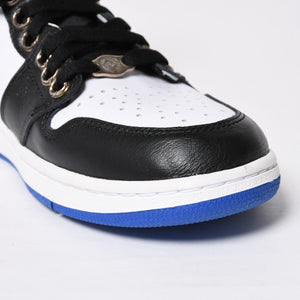 New and unused NIKE × FRAGMENT × CHROME HEARTS Air Jordan 1 sneakers 716371 Size 29.5cm Dagger decoration Used 4a008546