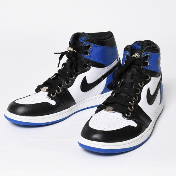 New and unused NIKE × FRAGMENT × CHROME HEARTS Air Jordan 1 sneakers 716371 Size 29.5cm Dagger decoration Used 4a008546
