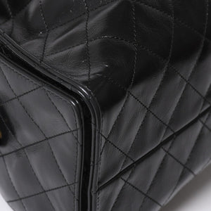 新品同様 CHANEL シャネル CHANEL 25 ミディアム チェーンワンショルダーバッグ AS5311 ココマーク グレインド カーフスキン ブラック 中古 4a008761