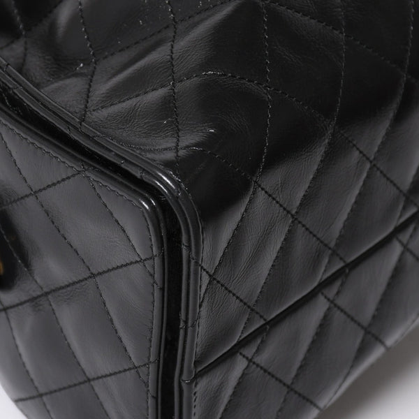 新品同様 CHANEL シャネル CHANEL 25 ミディアム チェーンワンショルダーバッグ AS5311 ココマーク グレインド カーフスキン ブラック 中古 4a008761