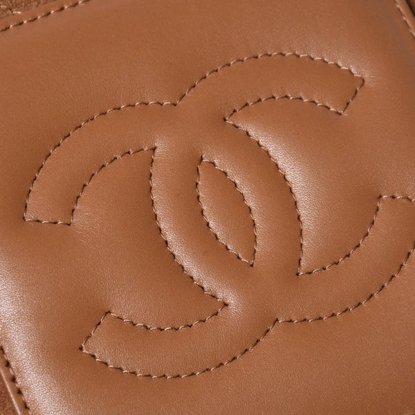 新品未使用 CHANEL シャネル マトラッセ ラムスキン マチュー コレクション チェーンショルダーバッグ ランダム番台 スエード 巾着 中古 4a008683