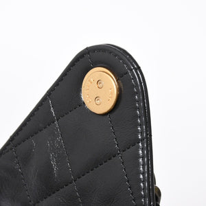 新品同様 CHANEL シャネル CHANEL 25 ミディアム チェーンワンショルダーバッグ AS5311 ココマーク グレインド カーフスキン ブラック 中古 4a008761