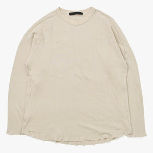 Excellent condition JUNNAKAYAMA long-sleeved thermal T-shirt, size L (JN-F)W24-017 Cotton Beige Used 4a004117