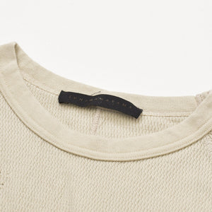 Excellent condition JUNNAKAYAMA long-sleeved thermal T-shirt, size L (JN-F)W24-017 Cotton Beige Used 4a004117